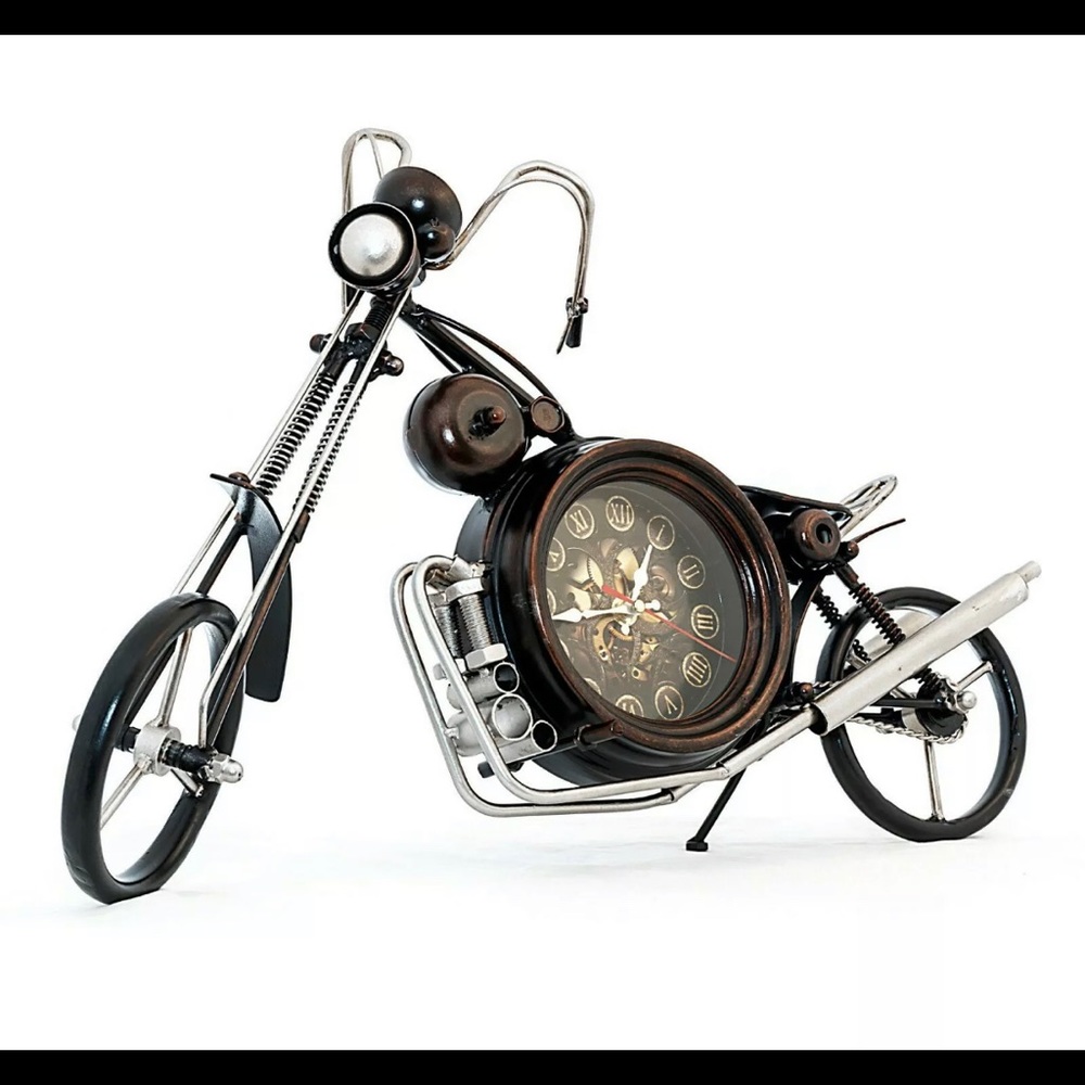 The Barrel Shack Motorcycle Clock